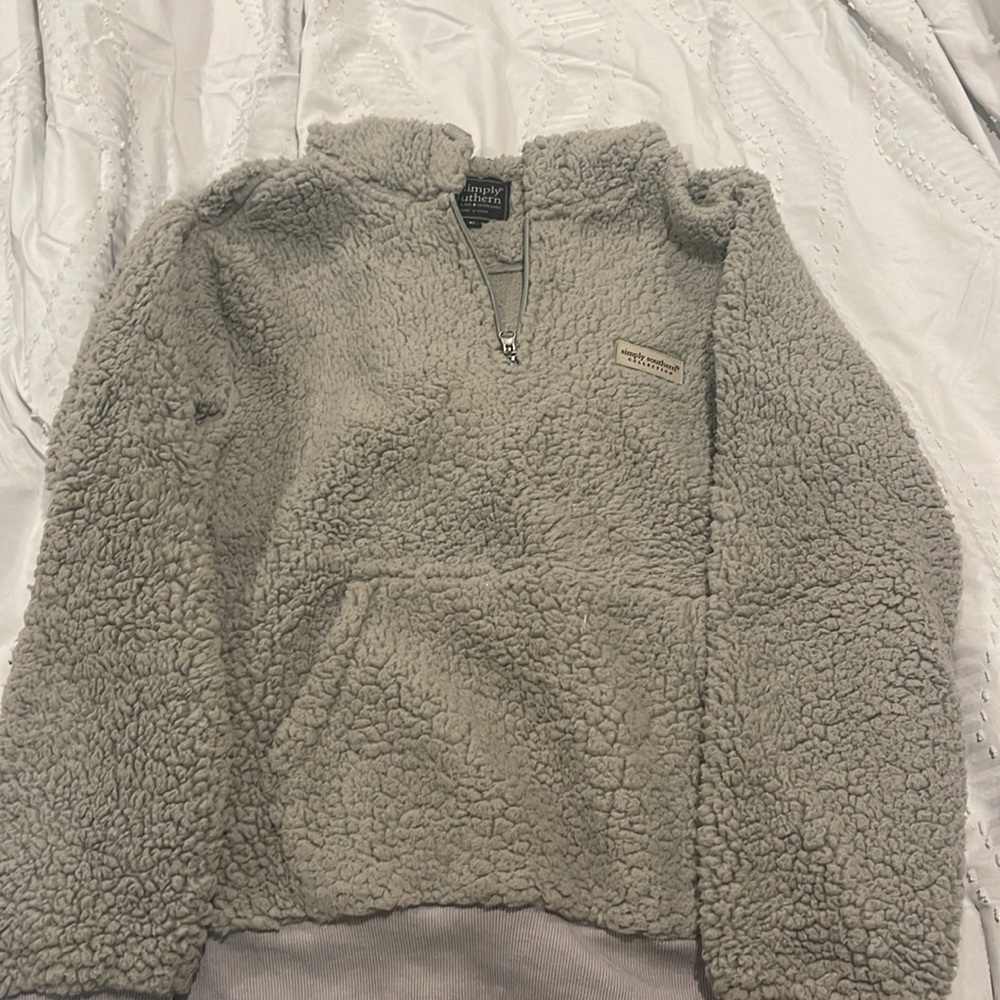 Simply Souther hooded sherpa